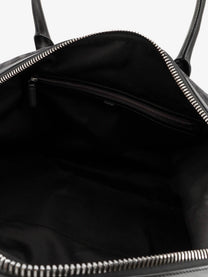 Tom Ford Men's Buckley Holdall Suede Travel Bag Grey