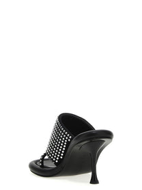 JW Anderson Bumber Crystal Mules Black