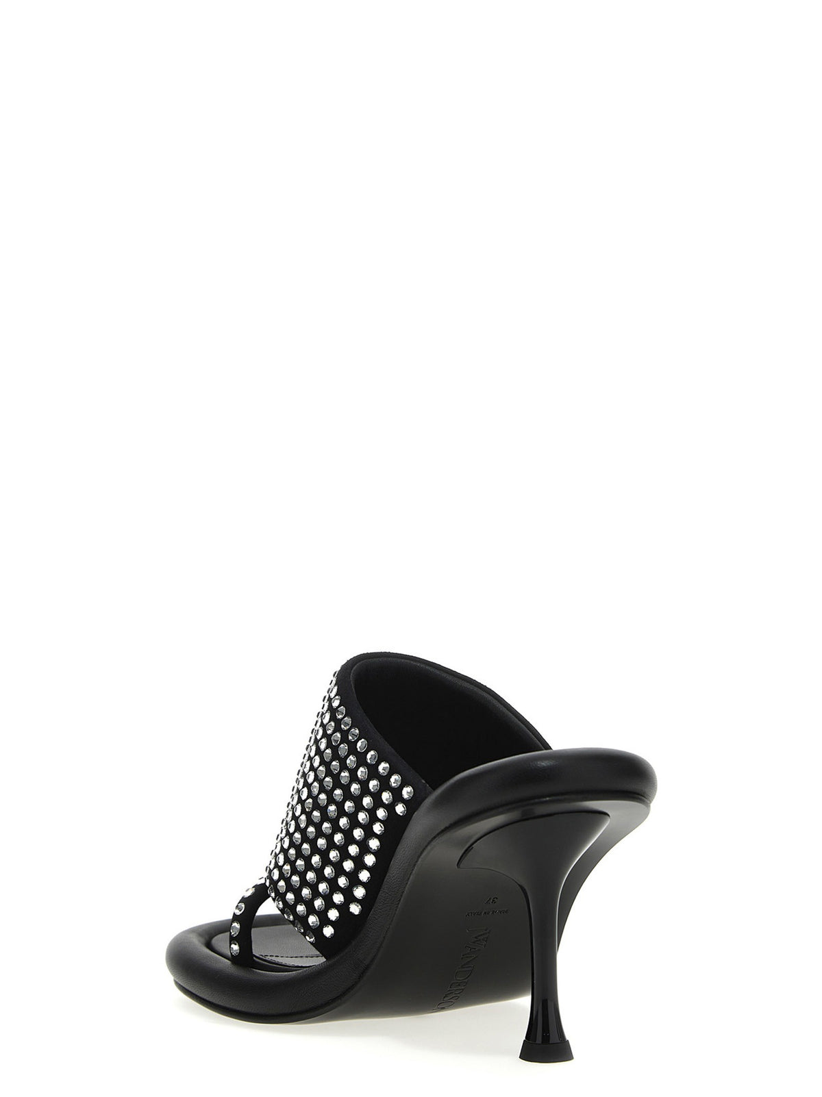 JW Anderson Bumber Crystal Mules Black, view 2