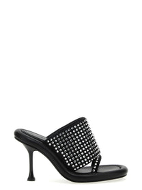 JW Anderson Bumber Crystal Mules Black