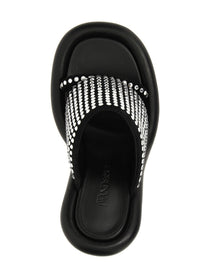JW Anderson Bumber Crystal Mules Black