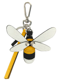 Mulberry Bumblebee Keyring Gold