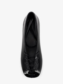 Alohas Women's Bumi Patent Leather Ballerinas Black