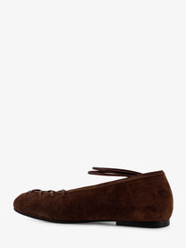 Alohas Women's Bumi Suede Ballerinas Brown