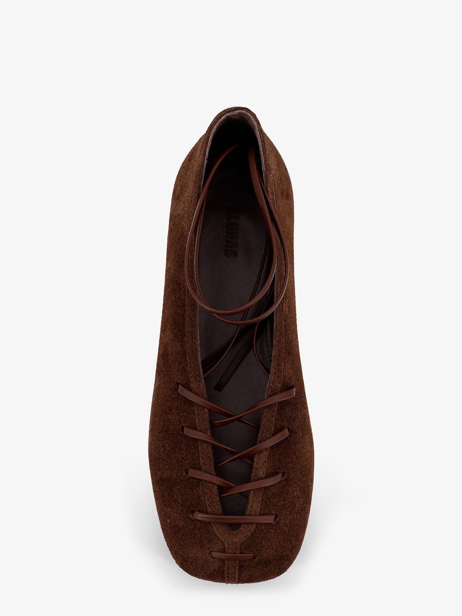 Alohas Women's Bumi Suede Ballerinas Brown