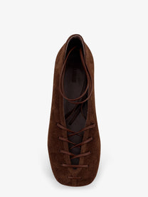 Alohas Women's Bumi Suede Ballerinas Brown