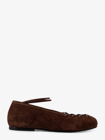 Alohas Women's Bumi Suede Ballerinas Brown