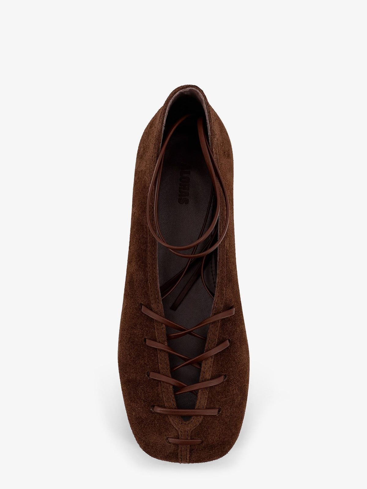 Alohas Women's Bumi Suede Ballerinas Brown