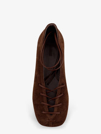 Alohas Women's Bumi Suede Ballerinas Brown