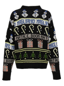 Magliano Buone Feste Sweater Black