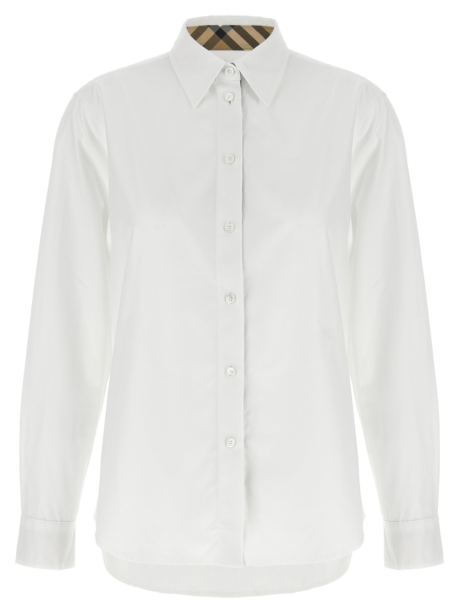 Burberry Burberry Check Insert Shirt White