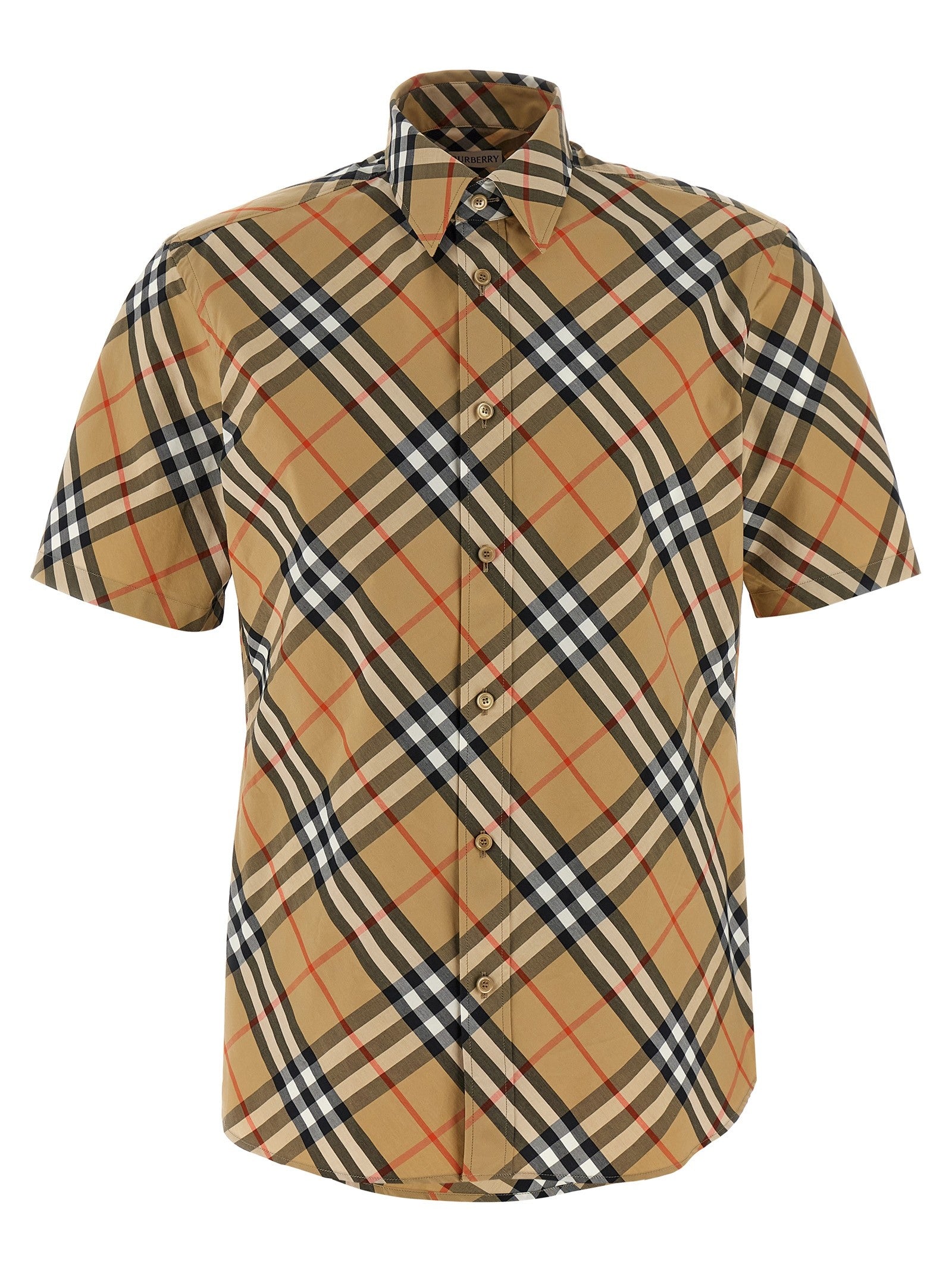 Burberry Burberry Check Shirt Beige