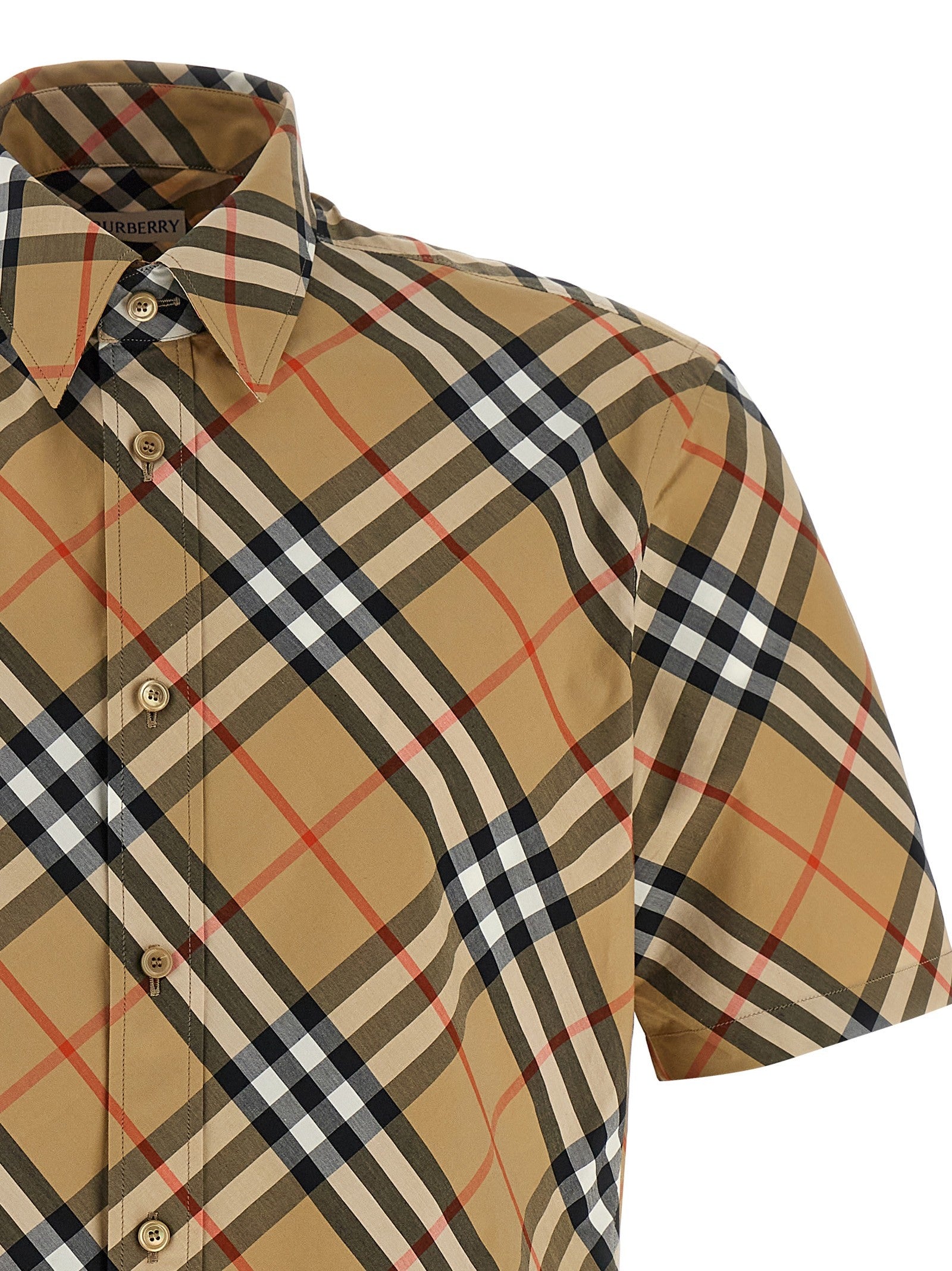 Burberry Burberry Check Shirt Beige