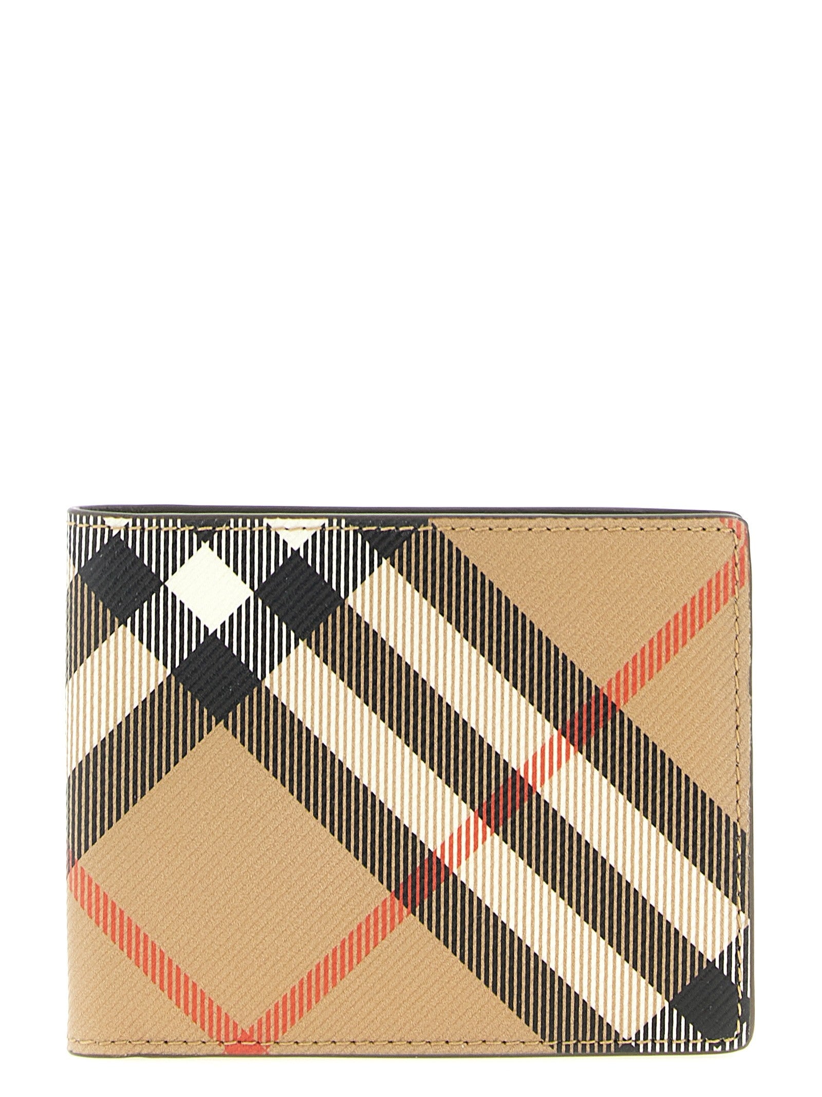 Burberry Burberry Check Wallet Beige