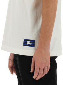 Burberry - Burberry T Shir With Ekd Patch - Men’s Tops