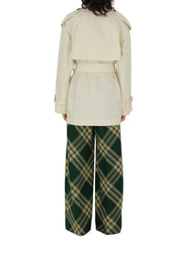 Burberry - Burberry Short Belted Trench Coat - Jackets