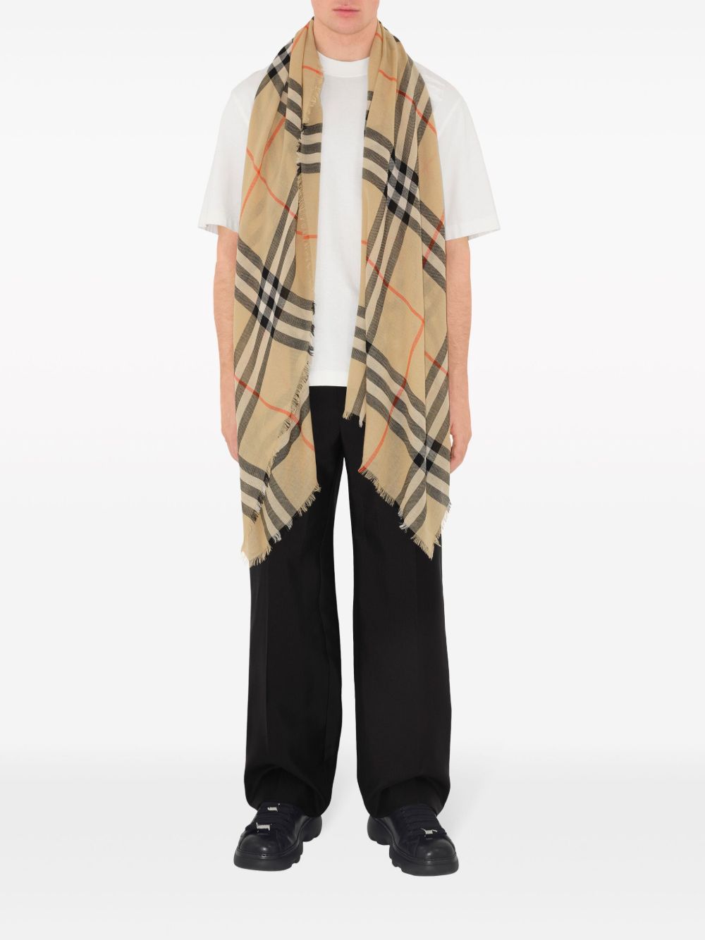 Burberry - Burberry Scarfs Beige - Scarves Hats &amp; Gloves