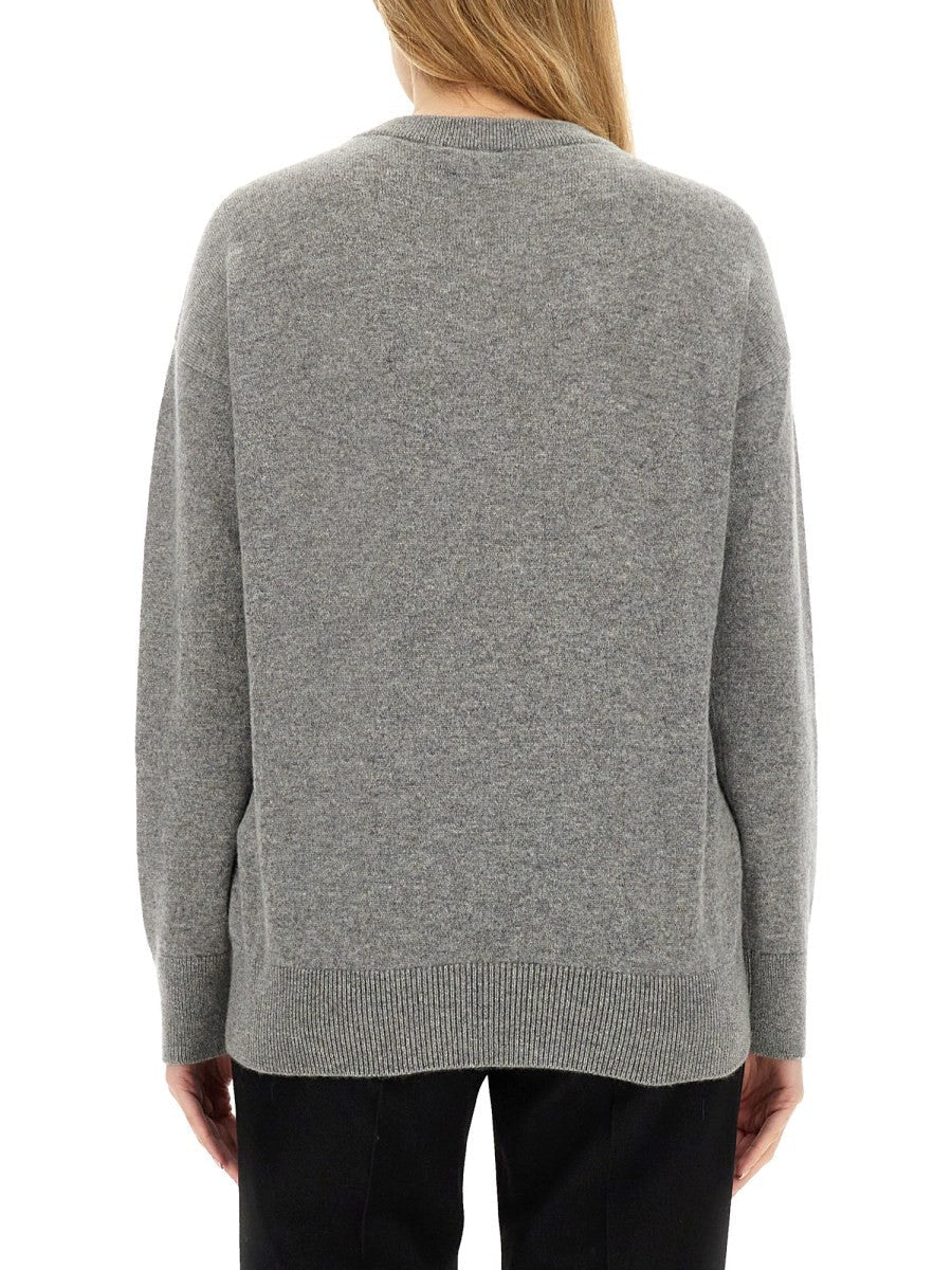 Burberry - Burberry Cashmere Sweater With Kilt Pin - Women’s Knitwear