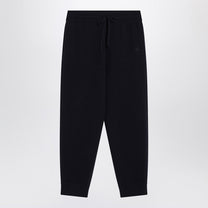 Burberry - Burberry Navy blue cashmere-blend jogging pants - Trousers