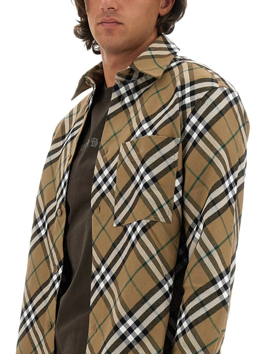 Burberry - Burberry Shirt With Check Pattern - Men’s Tops