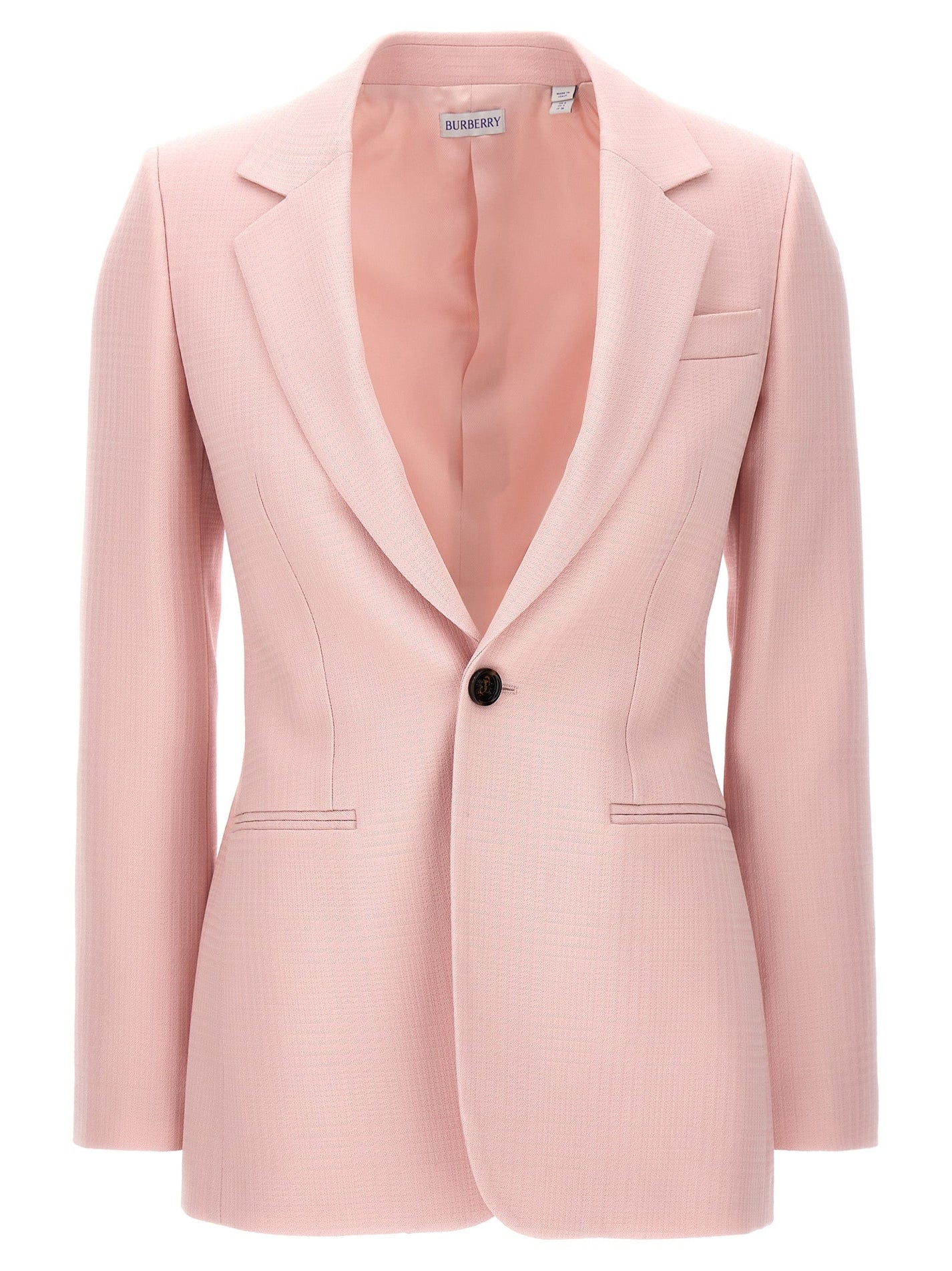 BURBERRY - BURBERRY - Single-breasted tailored blazer - Women’s Clothing