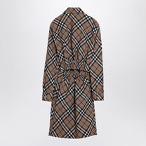 Burberry - Burberry Check wool blend chemise dress - Dresses