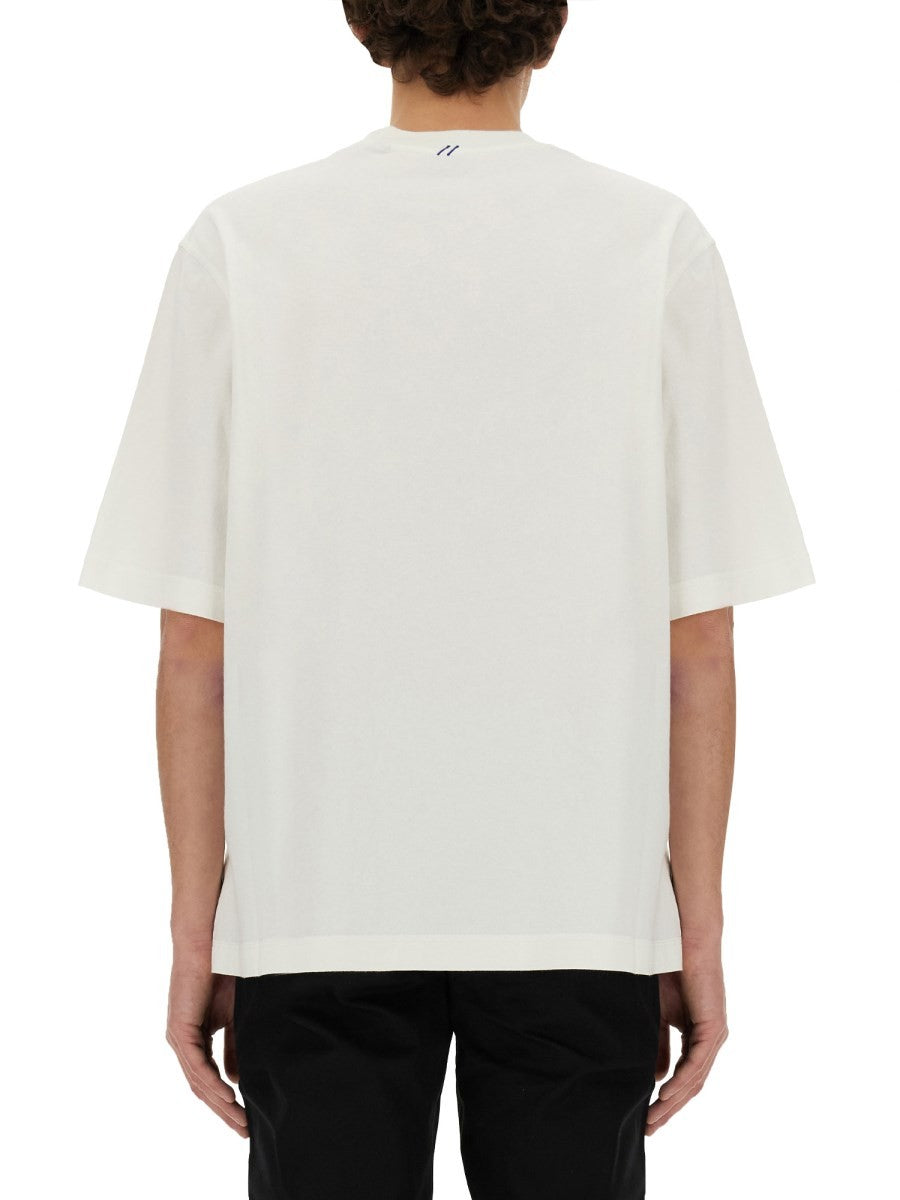 Burberry - Burberry T Shir With Ekd Patch - Men’s Tops