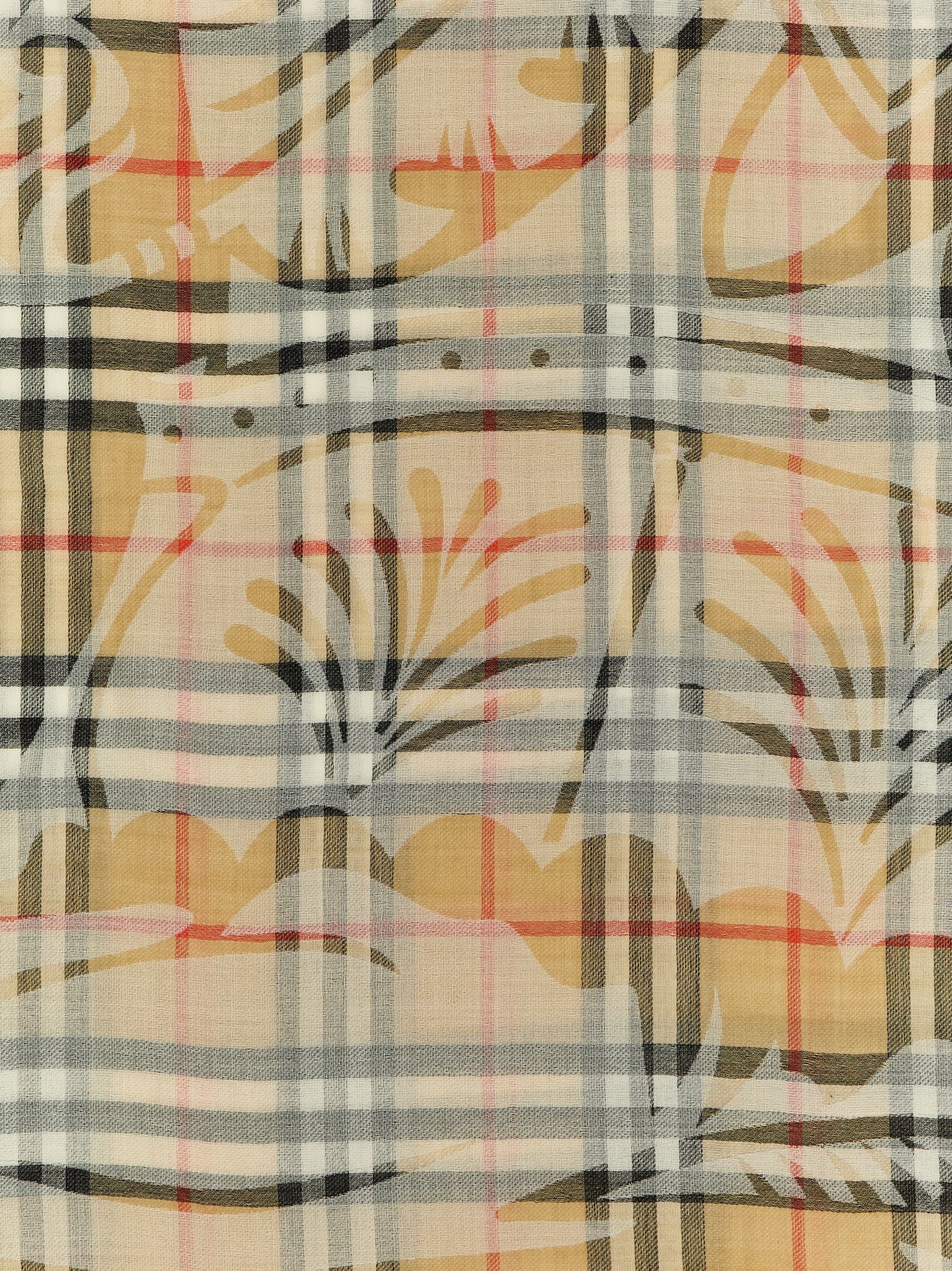 BURBERRY - BURBERRY - ’Equestrian Knight Design’ scarf - Women’s Accessories