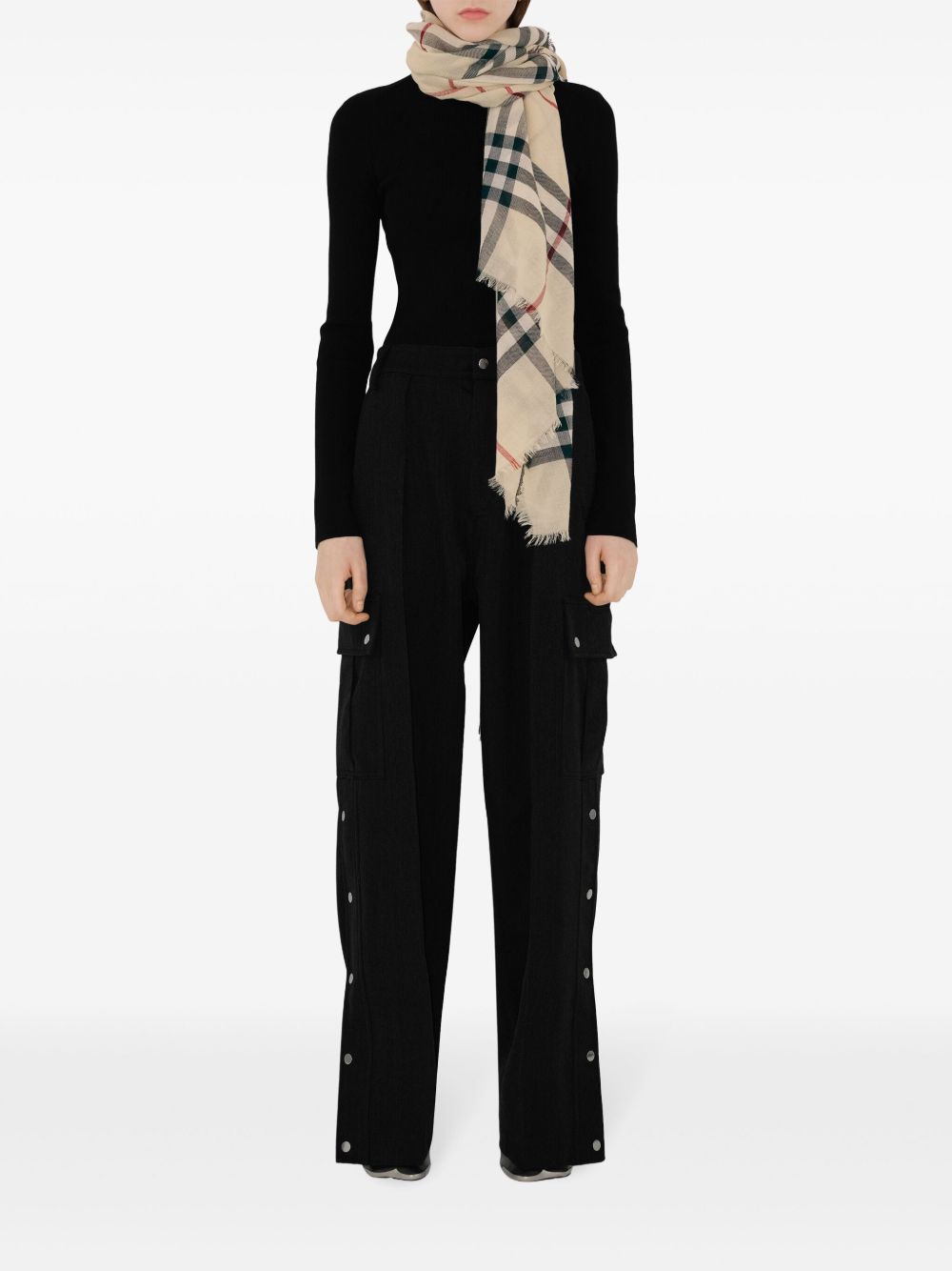 Burberry - Burberry Scarfs Cream - Scarves Hats &amp; Gloves