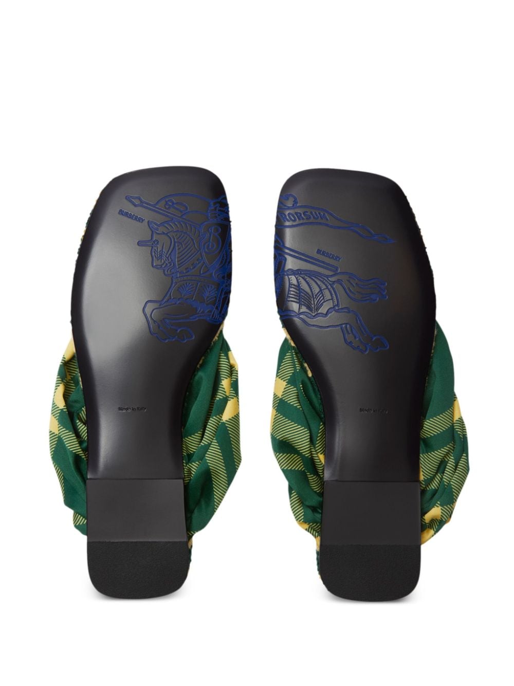 Burberry - Burberry check pool flat slides - Sandals