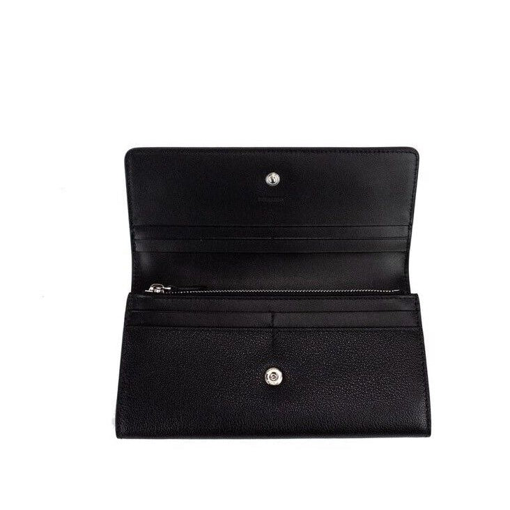 Burberry - Burberry Black Grainy Leather Porter Wallet - Small Leather Goods