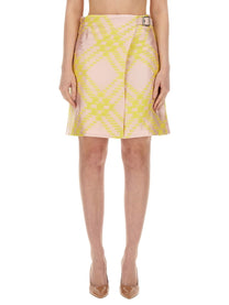 Burberry - Burberry Check Pattern Skirt - Women’s Clothing