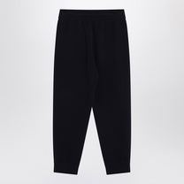 Burberry - Burberry Navy blue cashmere-blend jogging pants - Trousers