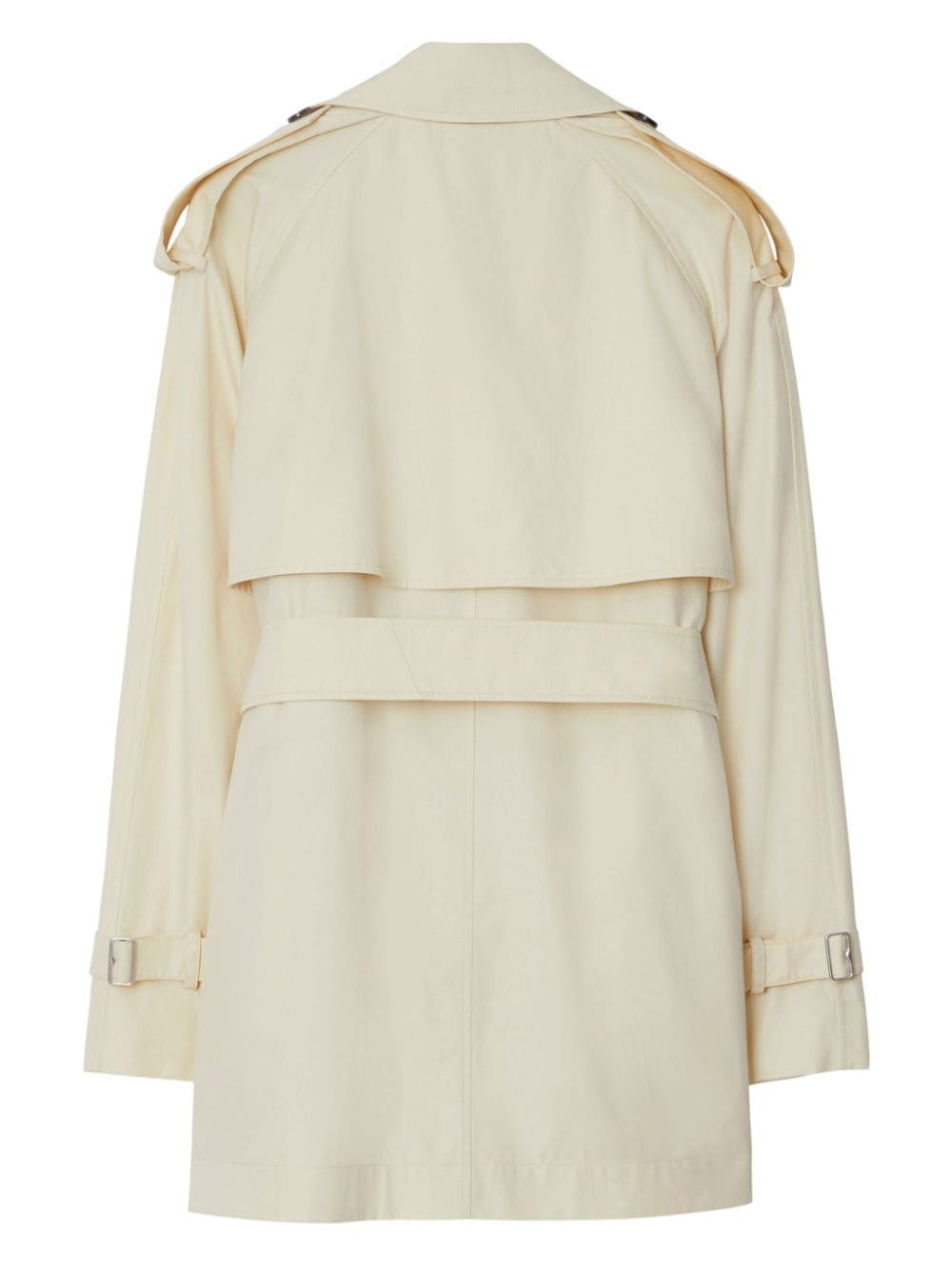 Burberry - Burberry Short Belted Trench Coat - Jackets