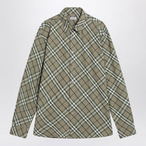 Burberry - Burberry Saxon Green check-patterned shirt - Shirts