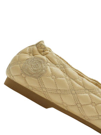 Burberry - Burberry Sadler leather ballerinas - Flat Shoes