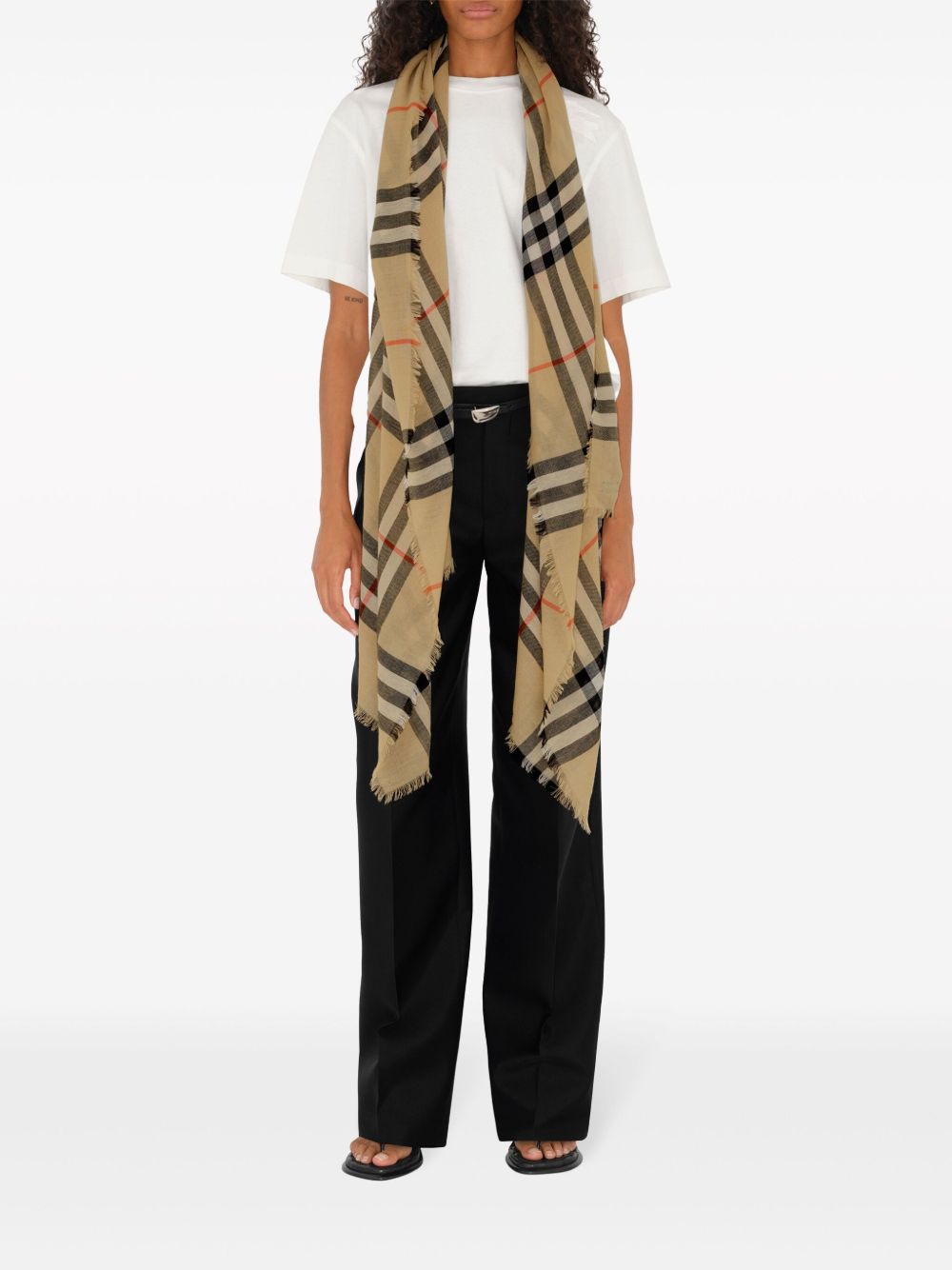 Burberry - Burberry Scarfs Beige - Scarves Hats &amp; Gloves