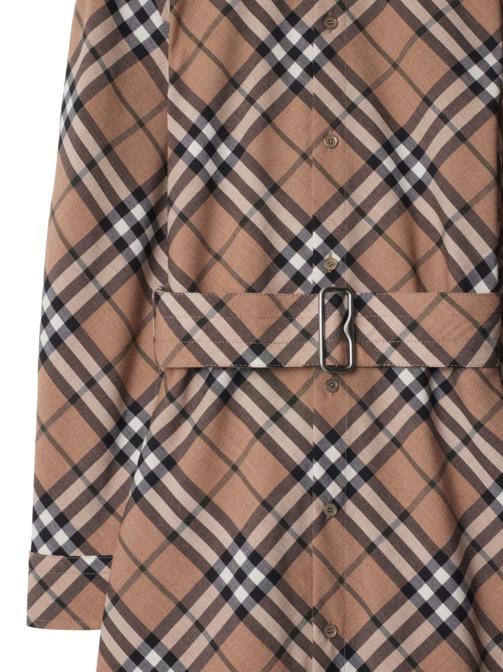 Burberry Burberry Checked shirt dress Women’s Clothing
