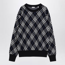Burberry - Burberry Check-pattern wool blend sweater - Knitwear