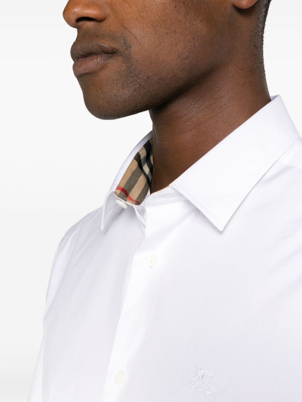 Burberry Burberry EKD Embroidery Shirt Men’s Tops