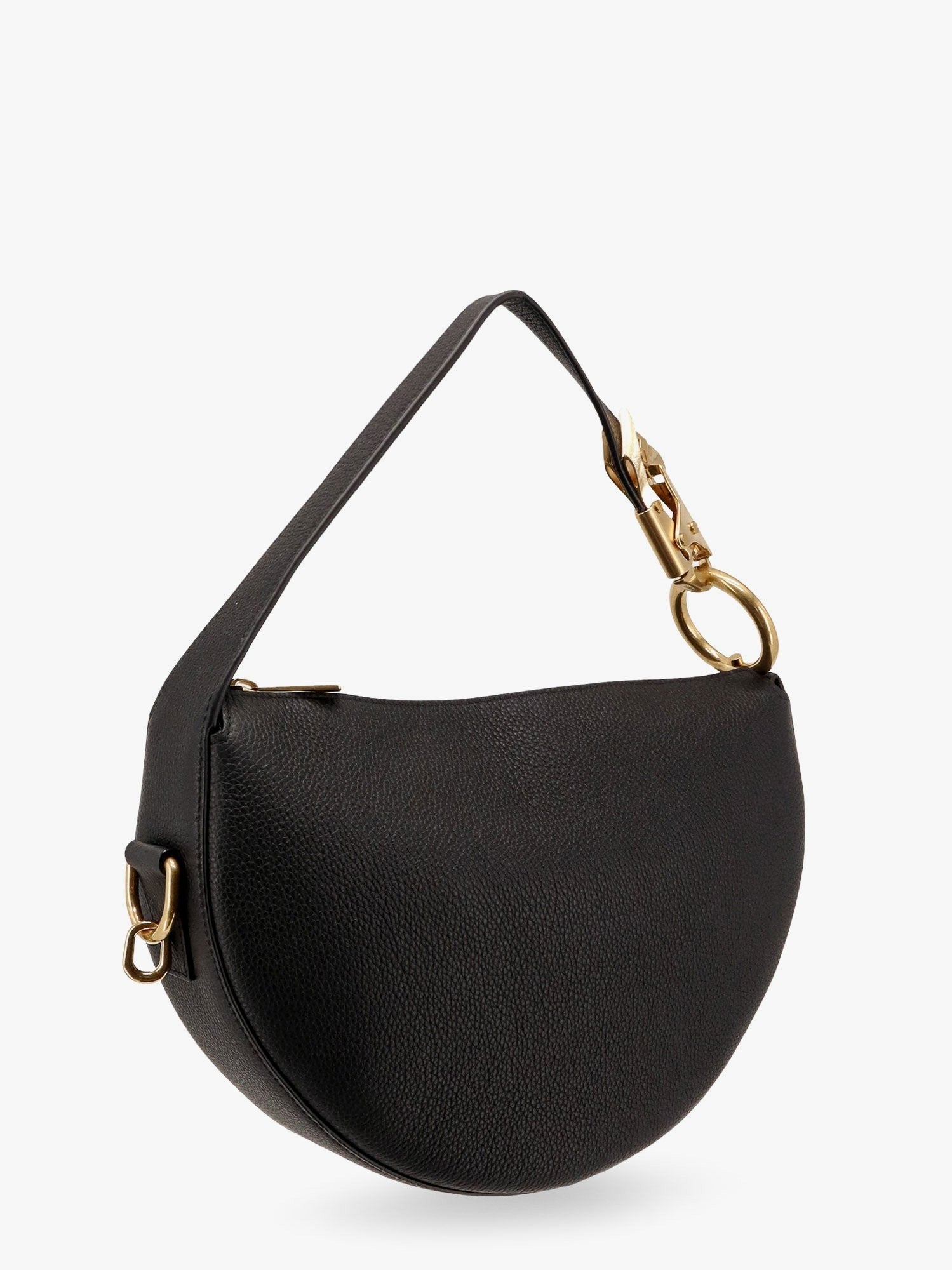 Burberry - Burberry Knight Arc Leather Shoulder Bag - Women’s Bags