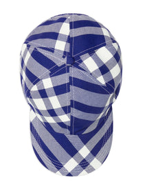 Burberry - Burberry Checkered Baseball Cap - Scarves Hats &amp; Gloves
