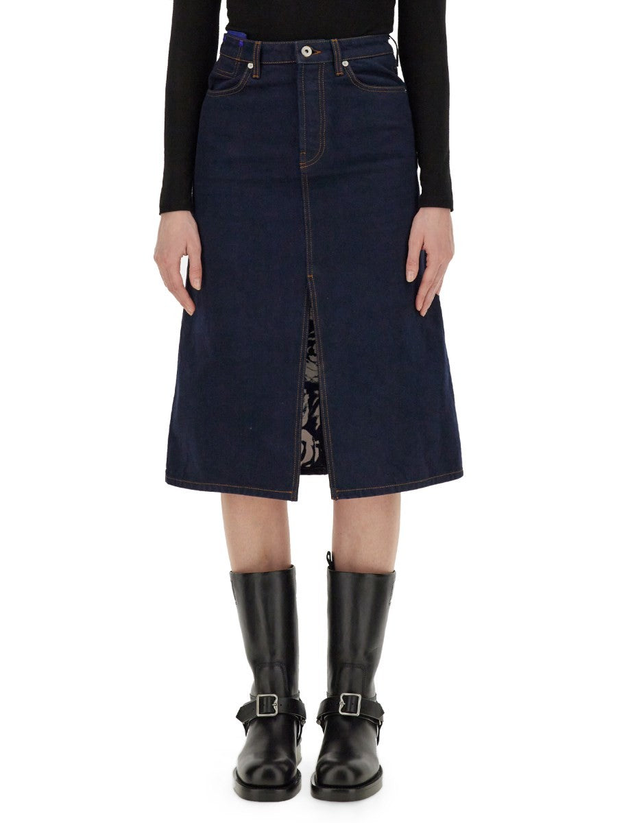 Burberry - Burberry Denim Skirt - Women’s Clothing