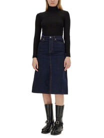 Burberry - Burberry Denim Skirt - Women’s Clothing
