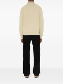 Burberry - Burberry Cotton sweatshirt with Check label - Topwear