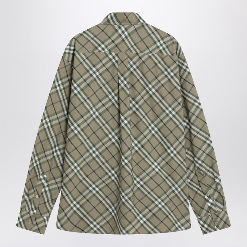 Burberry - Burberry Saxon Green check-patterned shirt - Shirts