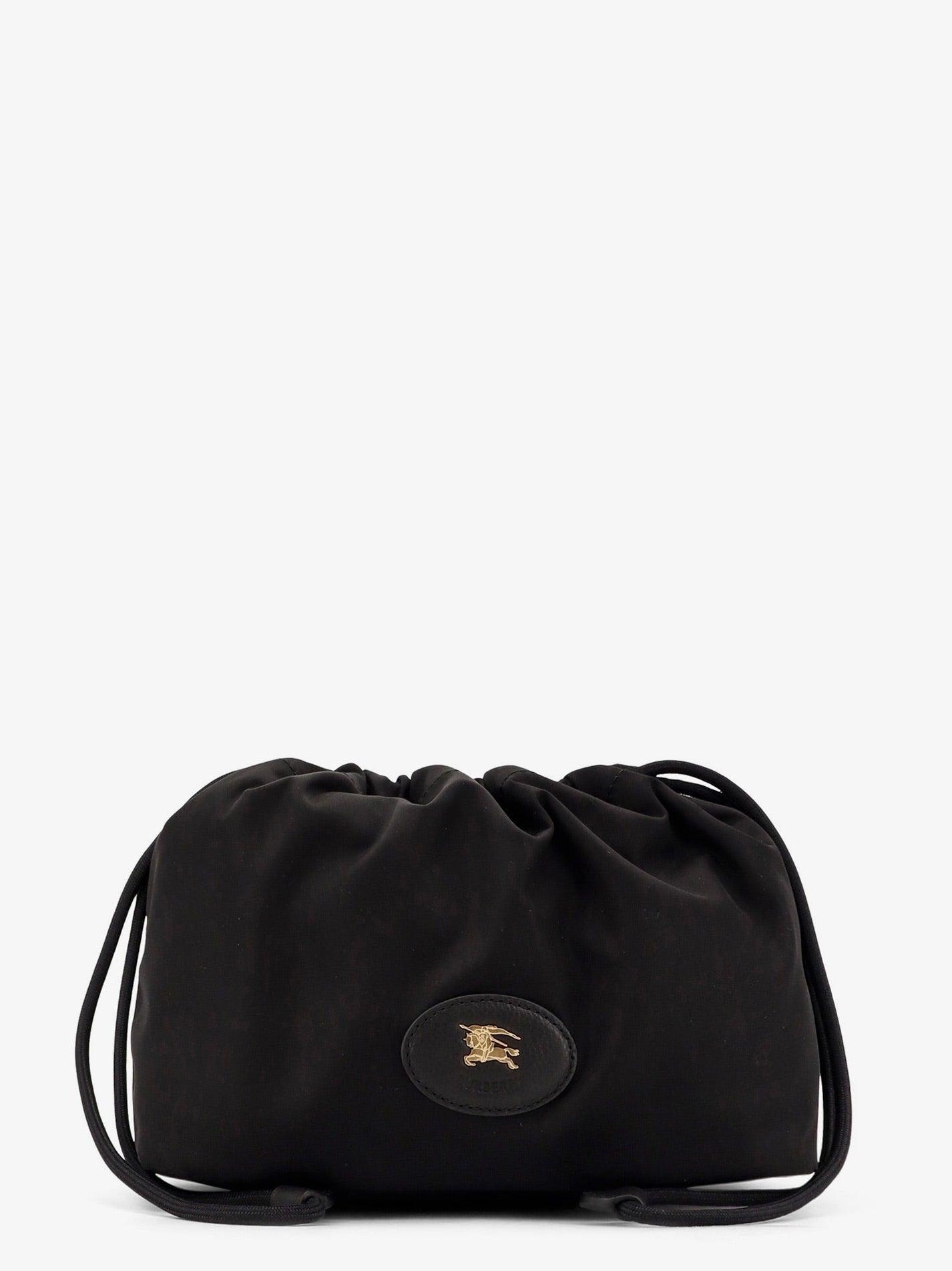 Burberry - Burberry Horseshoe Drawstring Clutch Bag - Women’s Bags