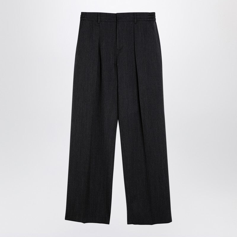 Burberry - Burberry Grey wool trousers with darts - Trousers