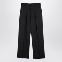 Burberry - Burberry Grey wool trousers with darts - Trousers