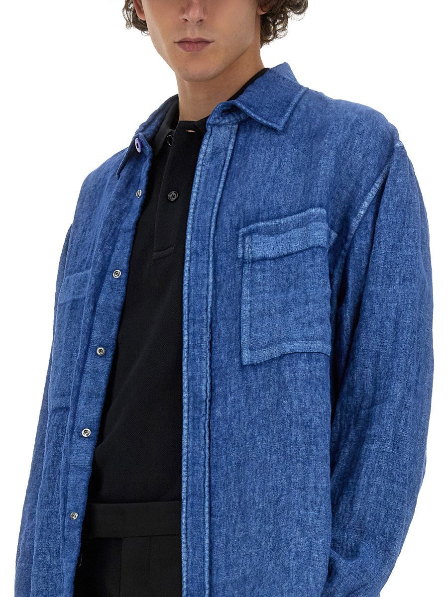 Burberry - Burberry Linen Shirt - Men’s Tops